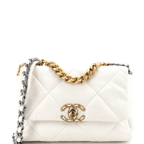 CHANEL 19 Flap Bag Quilted Leather Medium