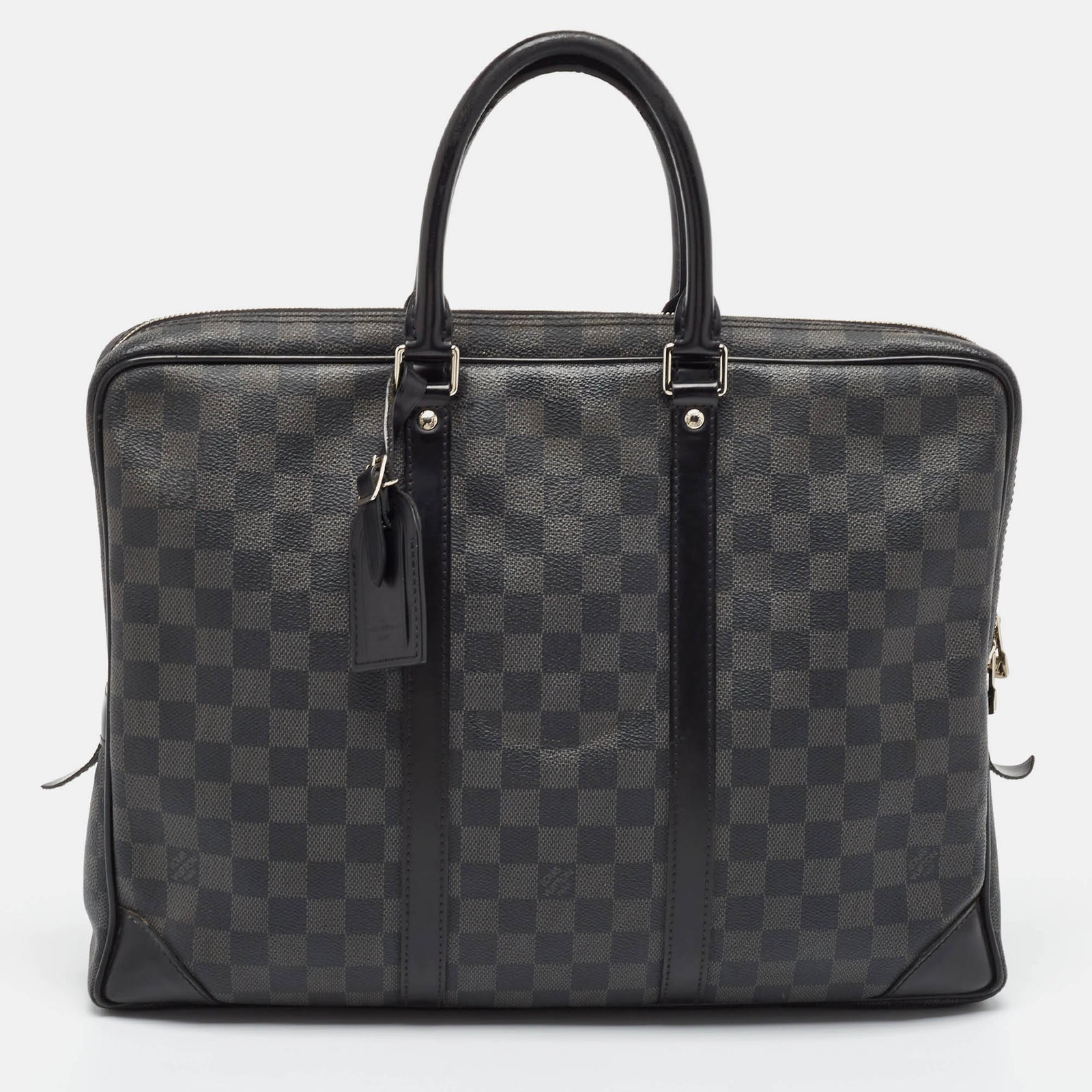 Louis Vuitton Damier Graphite Canvas Porte Documents Voyage GM Tasche