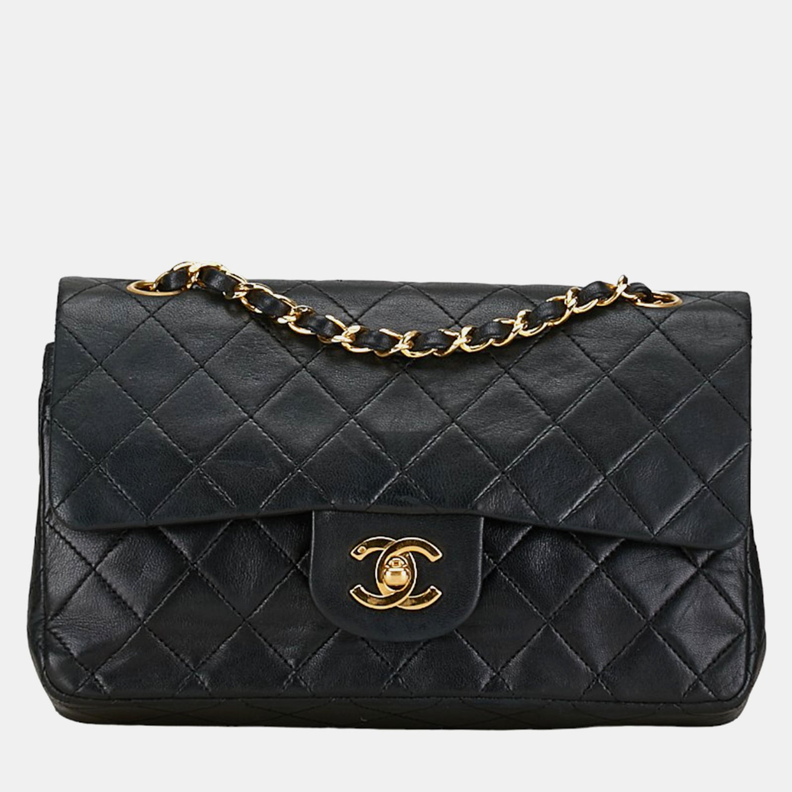 Chanel Schwarze klassische Maxi-Tasche aus Leder mit einzelner Klappe