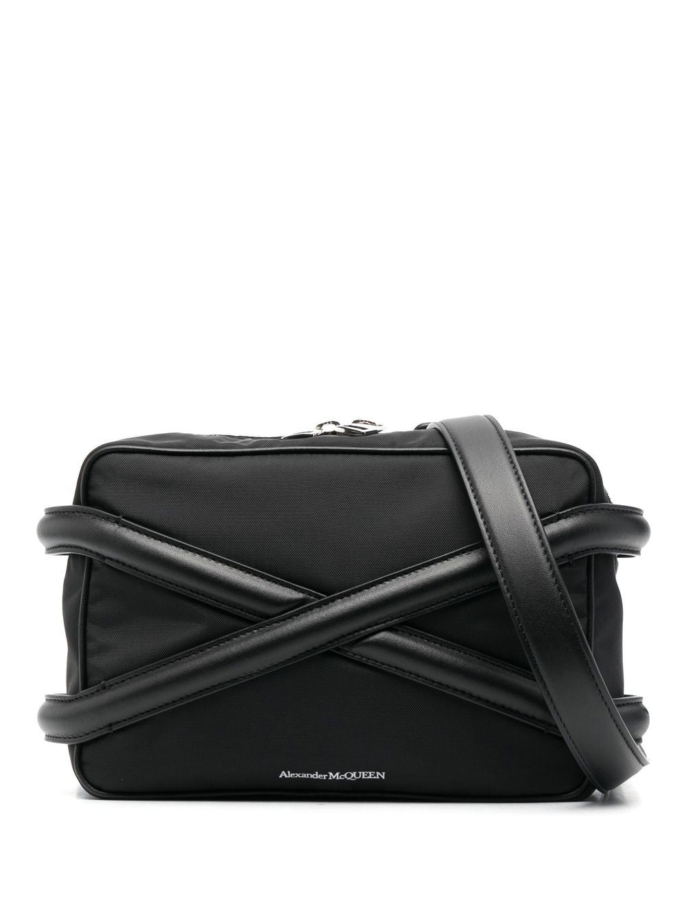 Alexander Mcqueen Men's The Harness Camera Bag in Black | 7262921AALD Color 1000