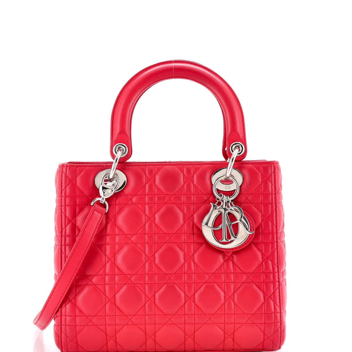 Christian Dior Lady Dior Bag Cannage Quilt Lambskin Medium