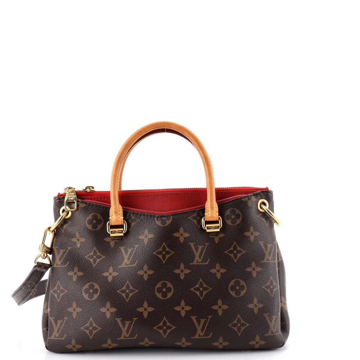 Louis Vuitton Pallas Tote Monogram Canvas with Leather BB