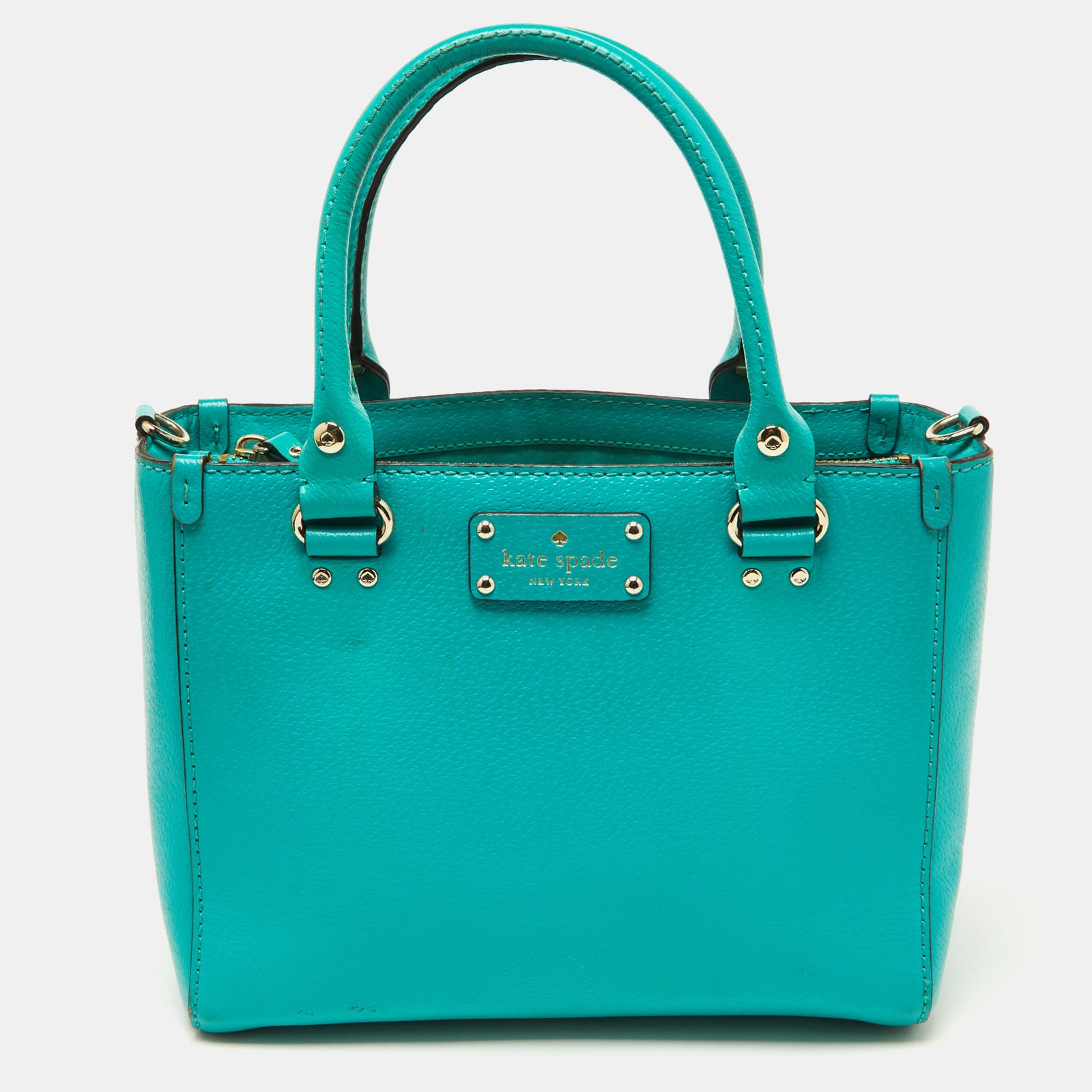 Kate Spade grüne Ledertasche