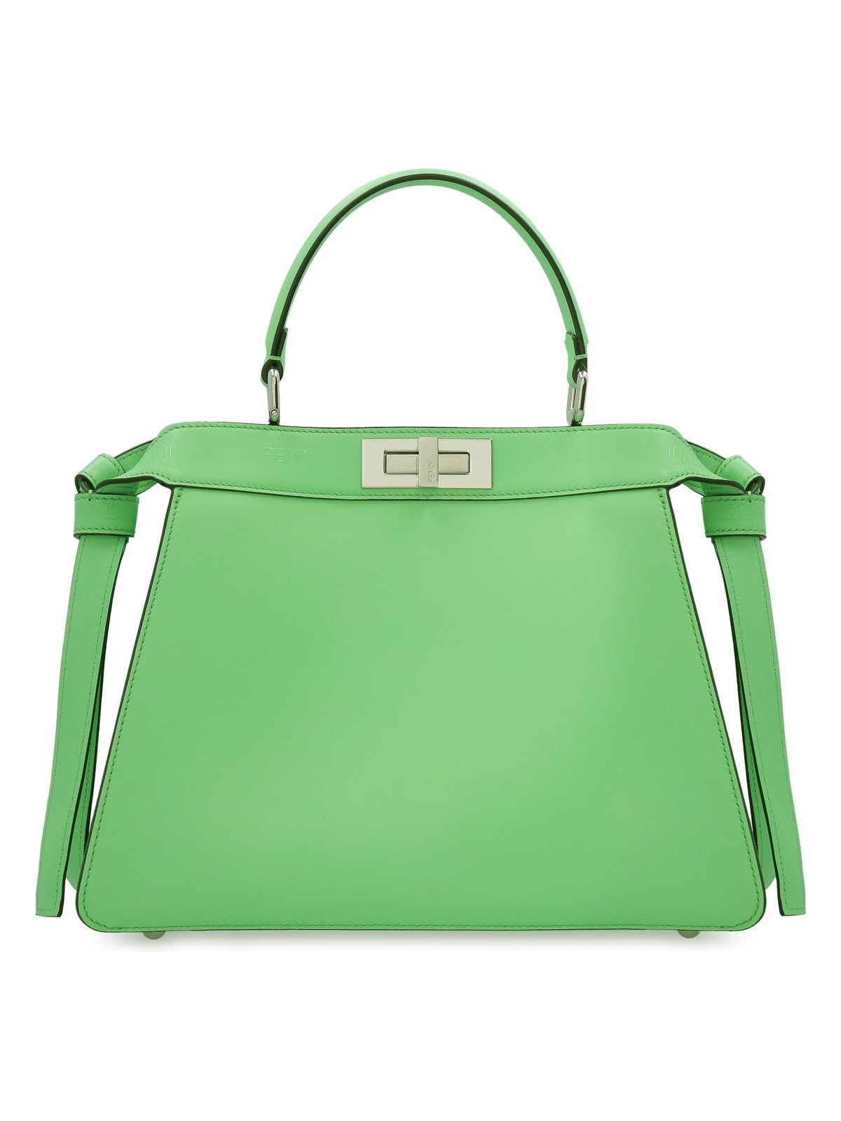 Fendi Women's Peekaboo Iseeu Leather Bag in Green | 8BN321ANSD Color F1L1C