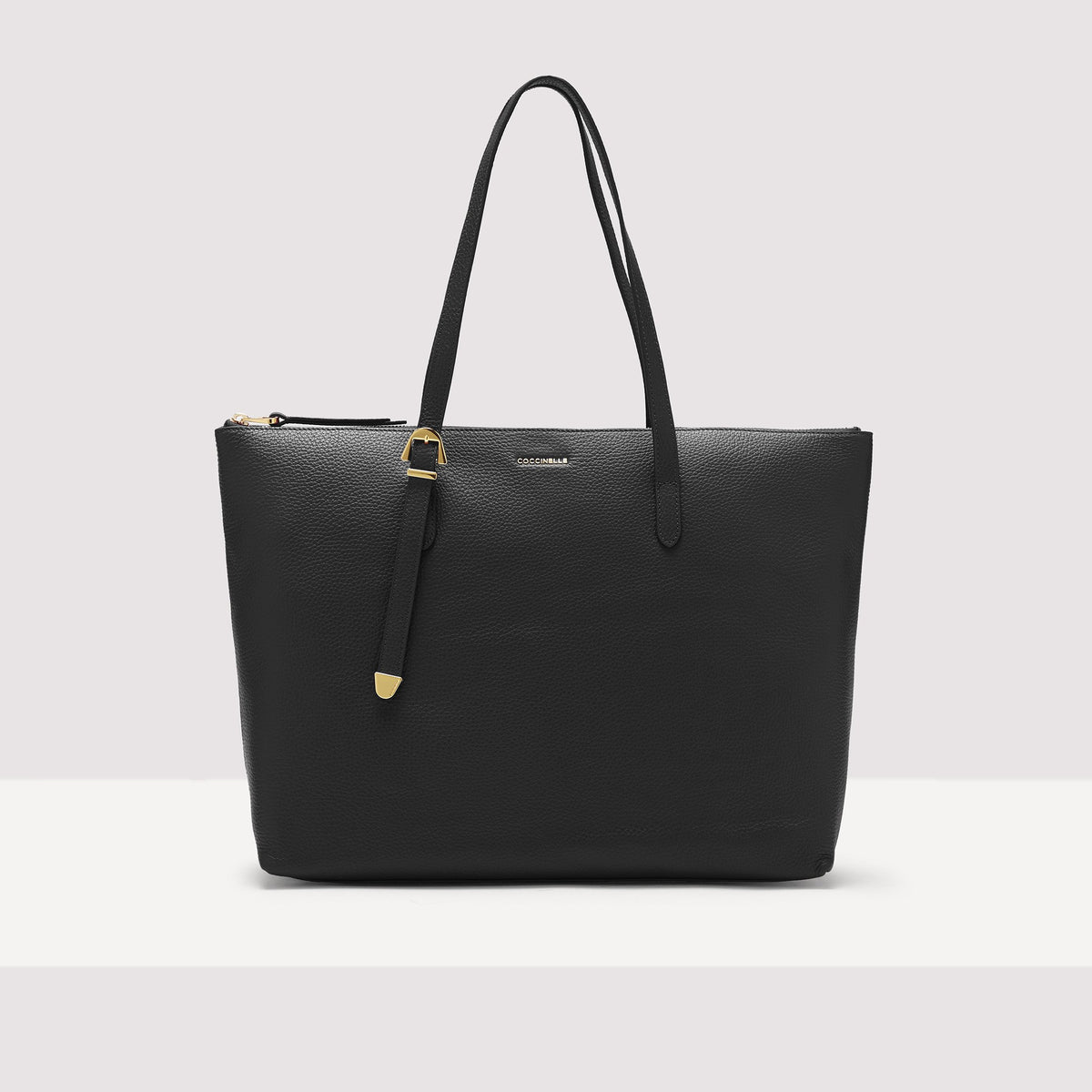 Coccinelle Grained Leather Tote Bag Gleen Large