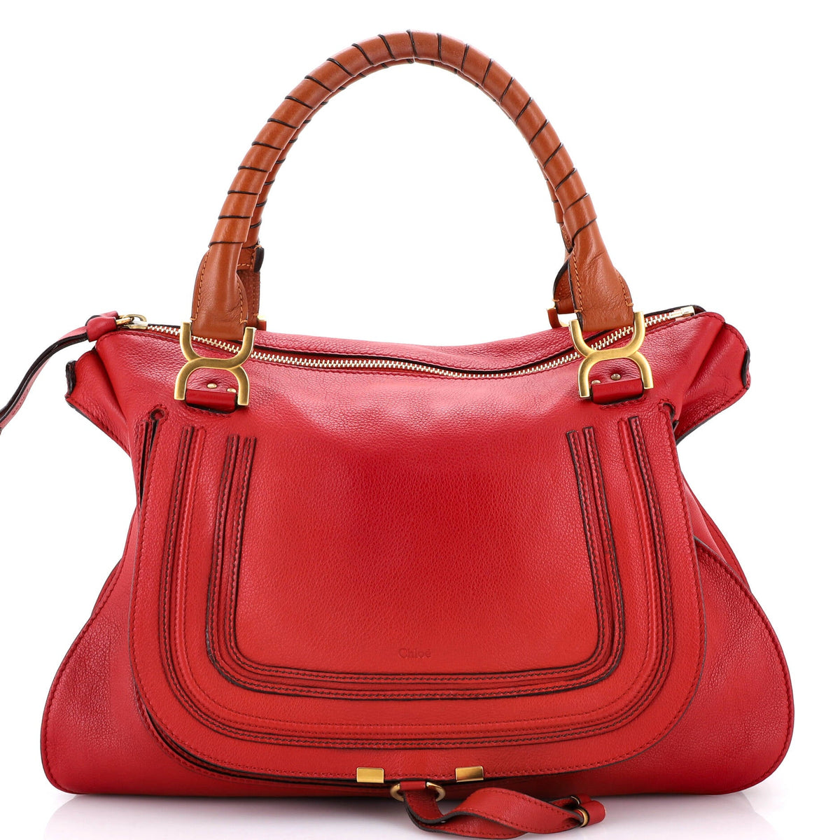Chloe CHLOE Marcie Shoulder Bag Leather Large