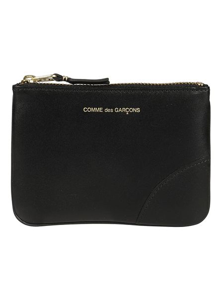 Comme Des Garçons Women's Leather Classic Zipped Wallet in Black | Size UNICA | SA8100
