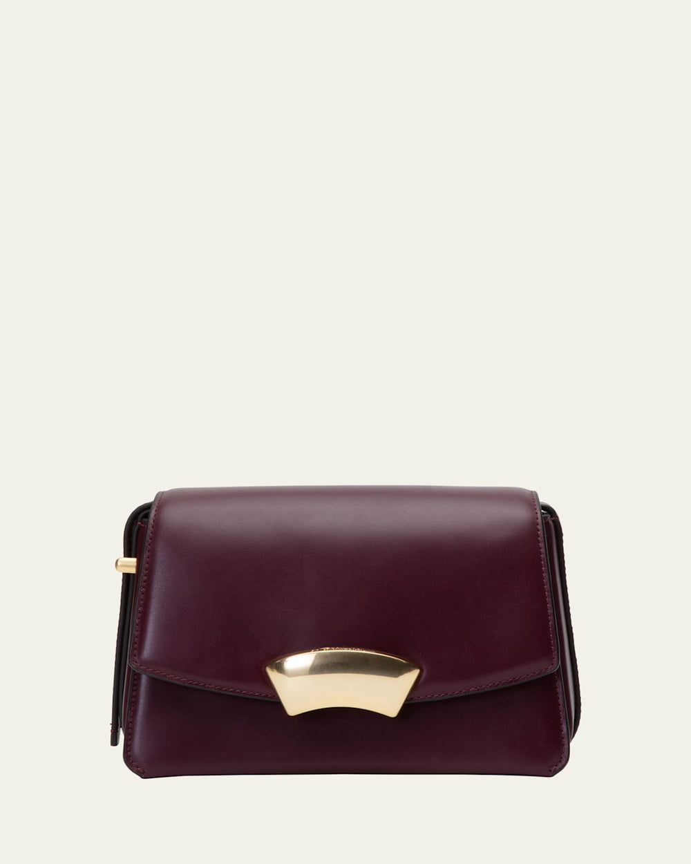 ID Flap Leather Shoulder Bag