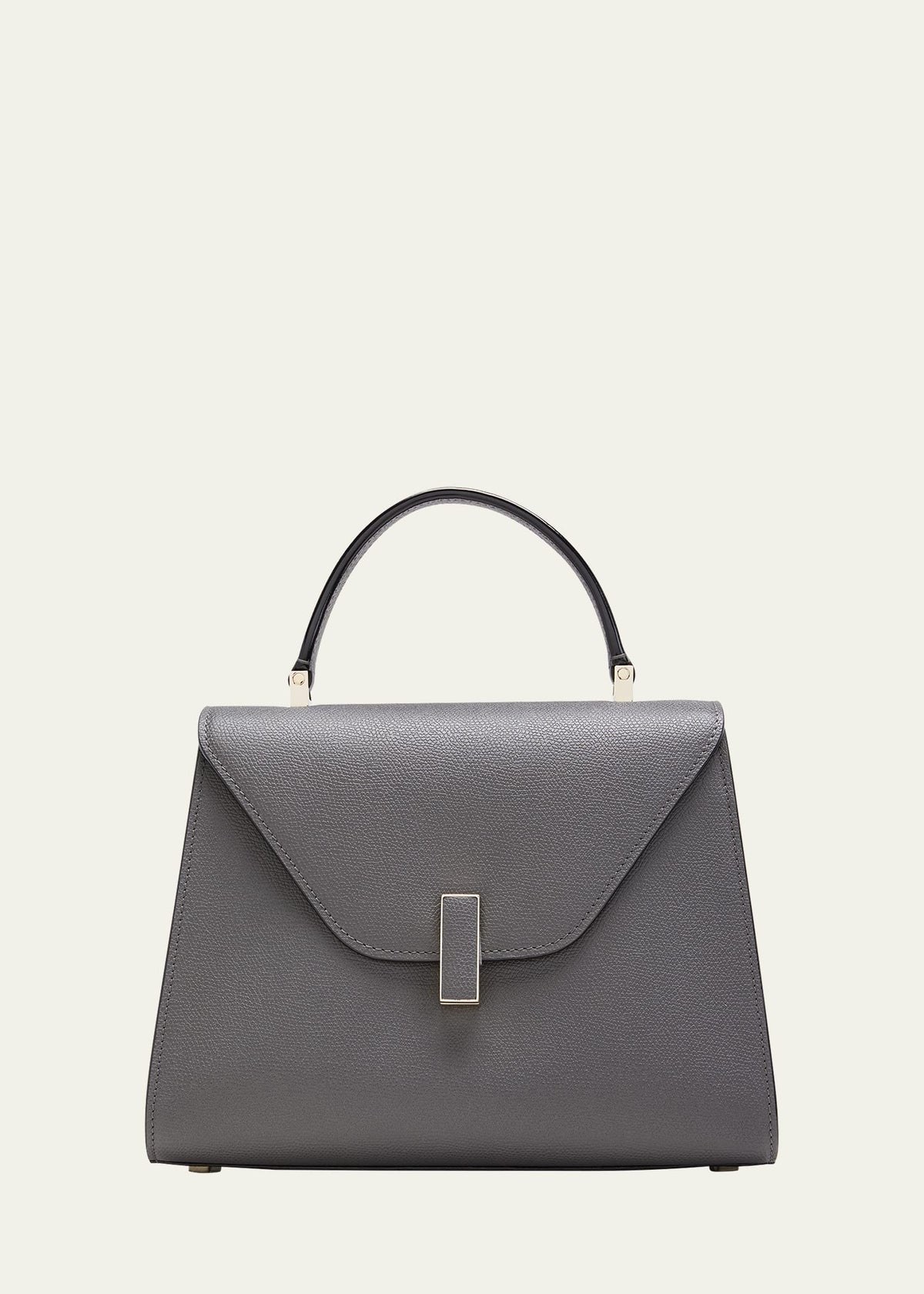 Valextra Iside Media Envelope Flap Top-Handle Bag