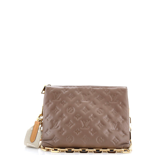 Coussin Bag Monogram Embossed Lambskin PM