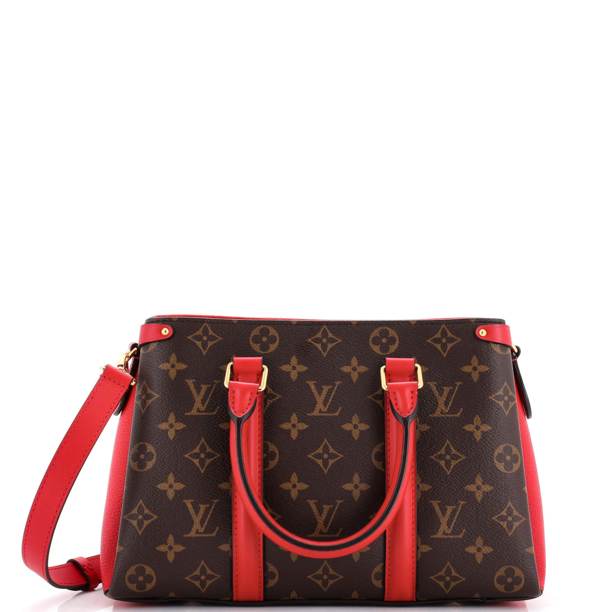 Louis Vuitton Soufflot Tote Monogram Canvas with Leather BB