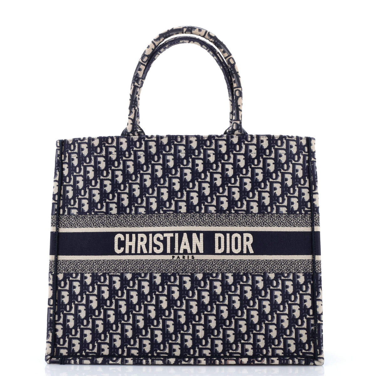 Christian Dior Book Tote Oblique Canvas Large