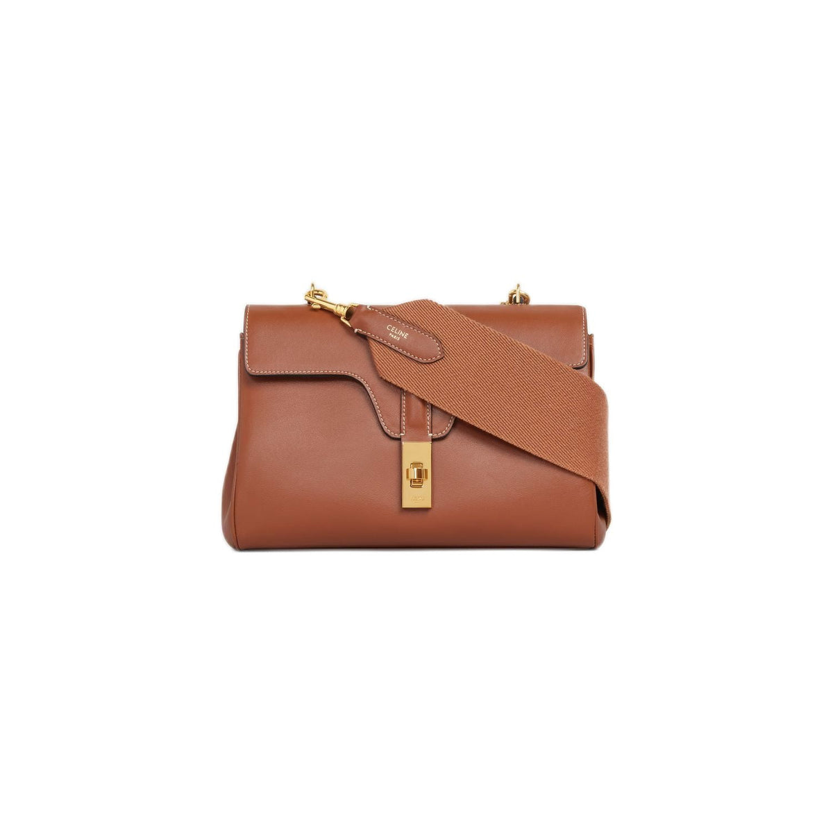 Celine Women's T-Shirtn Soft 16 Bag in Tan | 196853CR4