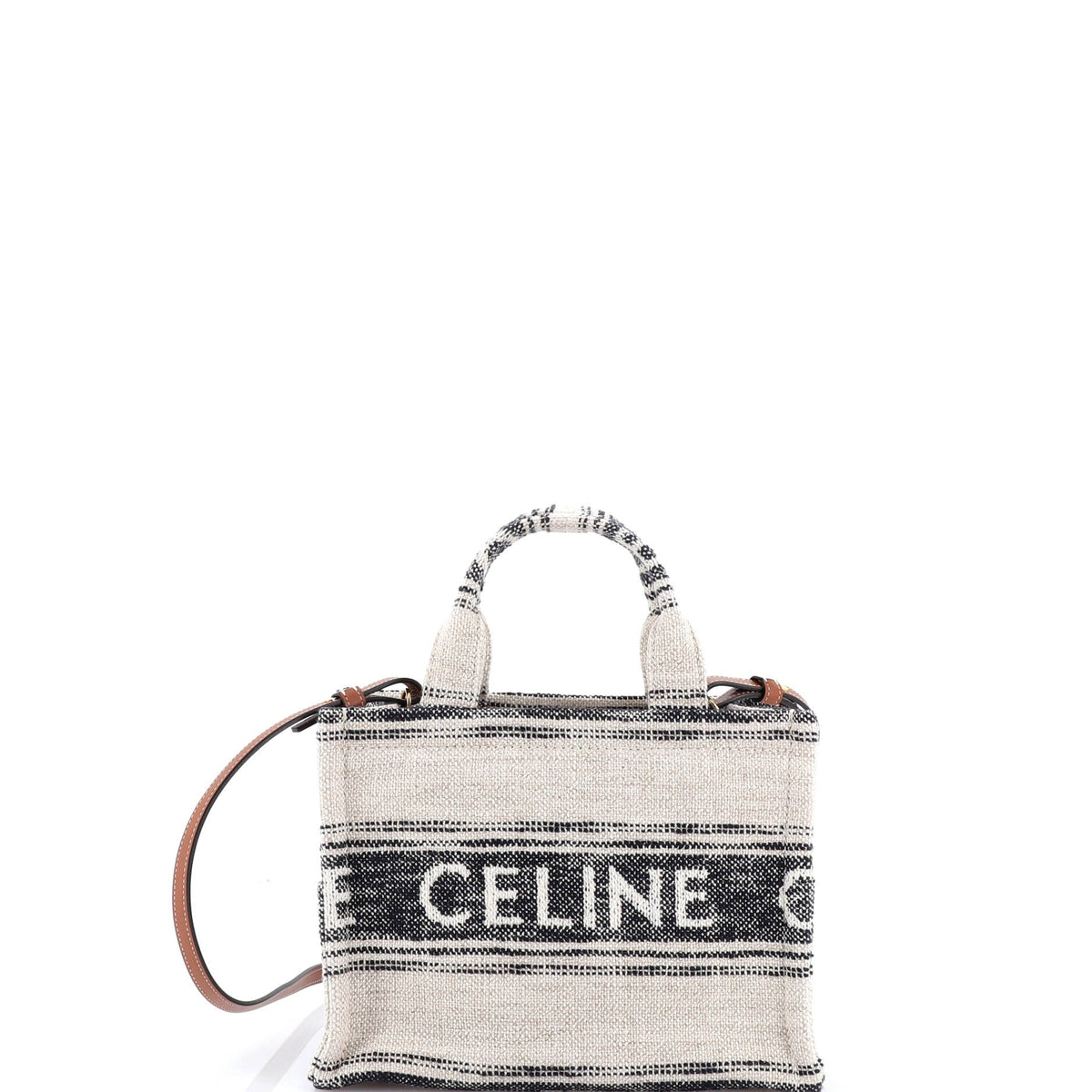 Celine CELINE Cabas Thais Tote Printed Canvas Small