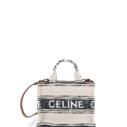 CELINE Cabas Thais Tote Printed Canvas Small