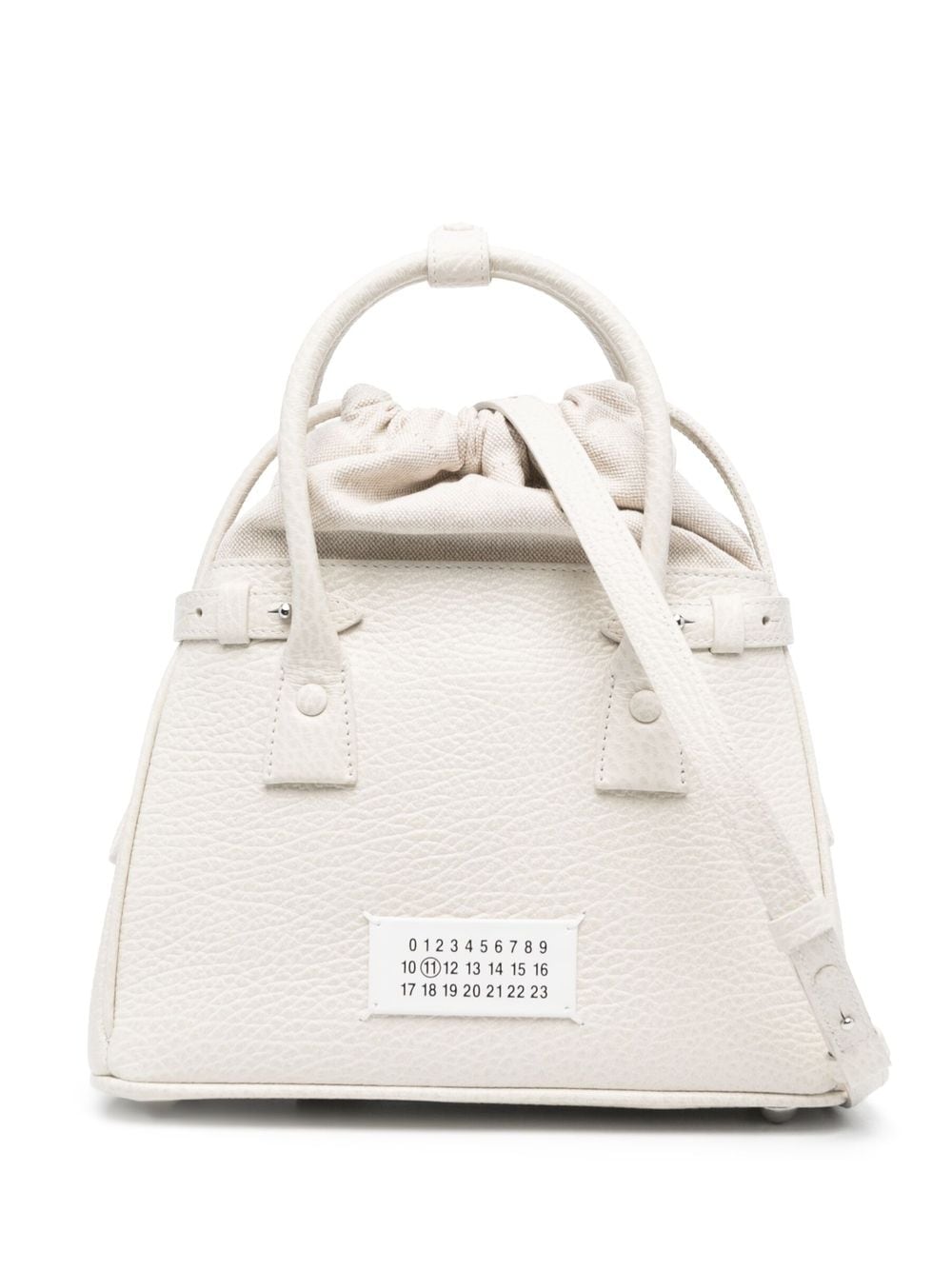 Women's Grainy Calf Drawstring Mini Bag in Nude & Neutrals | Size UNICA | SB3WD0005P4348