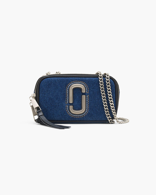 Marc Jacobs The Denim Chain Softshot Bag in Dark Wash
