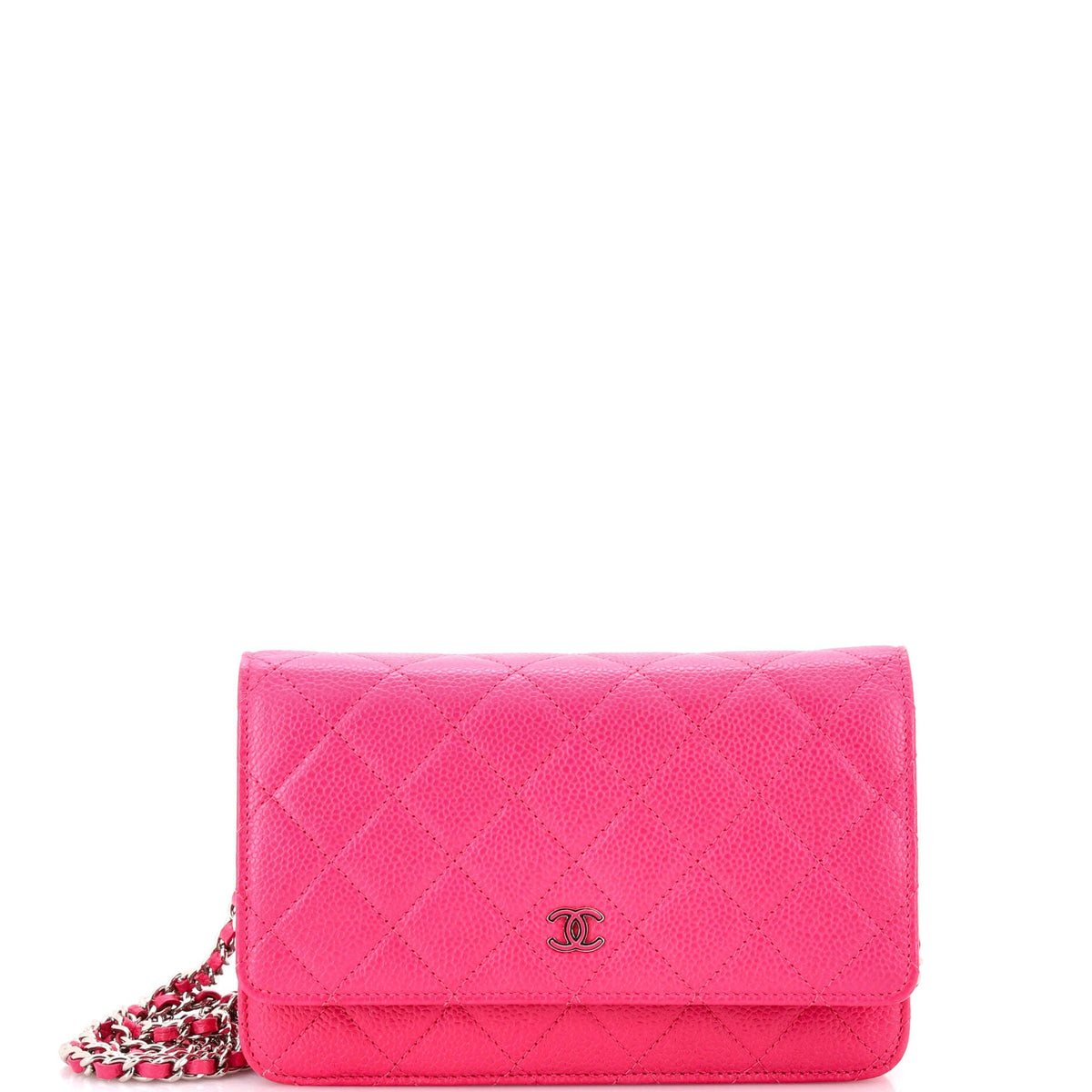 Chanel CHANEL Wallet on Chain Quilted Caviar