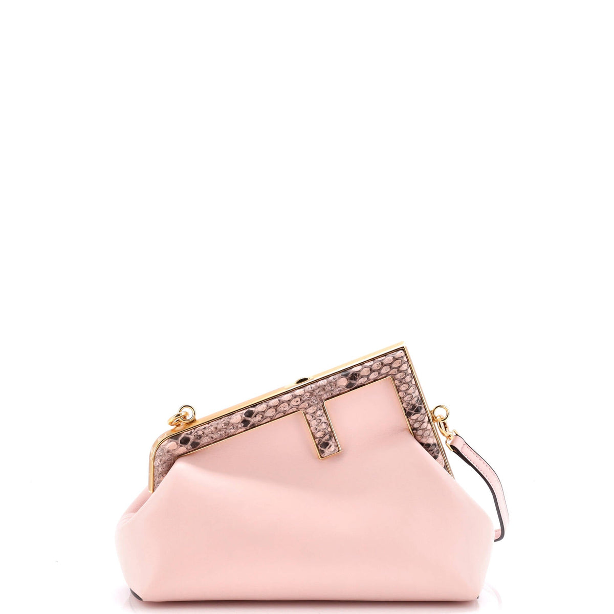 Fendi FENDI First Bag Leather with Python Small