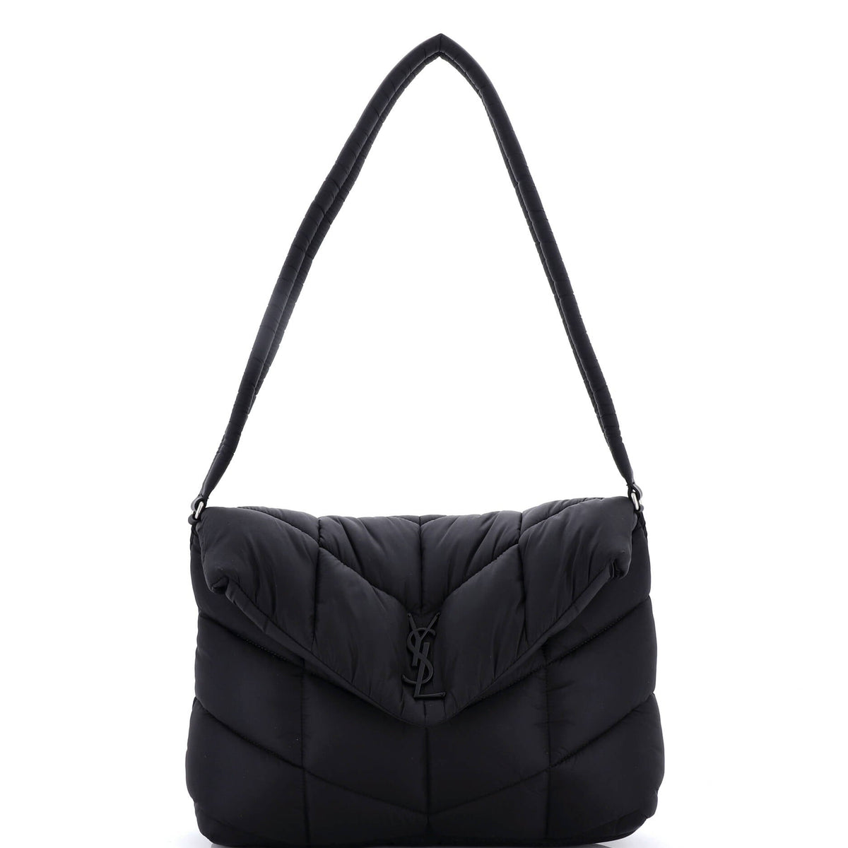 Saint Laurent Loulou Puffer Messenger Bag Quilted Econyl