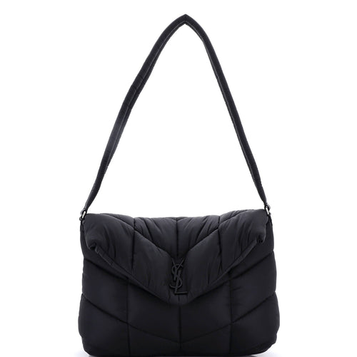 Loulou Puffer Messenger Bag Quilted Econyl