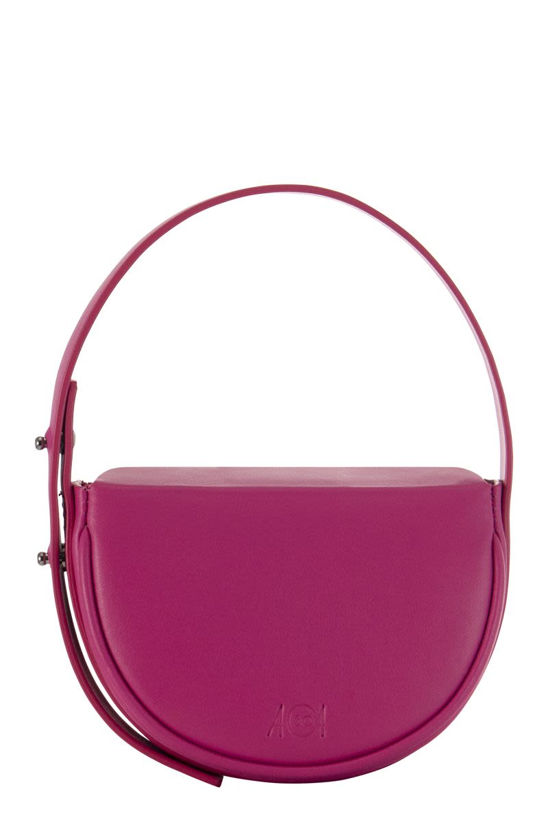 A504 Women's Half Moon Xxs - Mini Hand Bag in Fuchsia | Size 2XS | AIA002