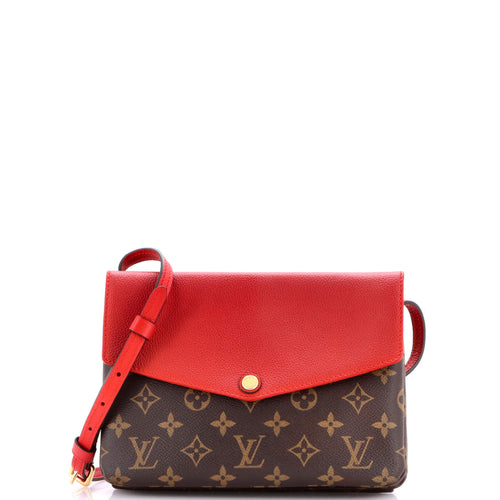 Twice Handbag Monogram Canvas and Leather