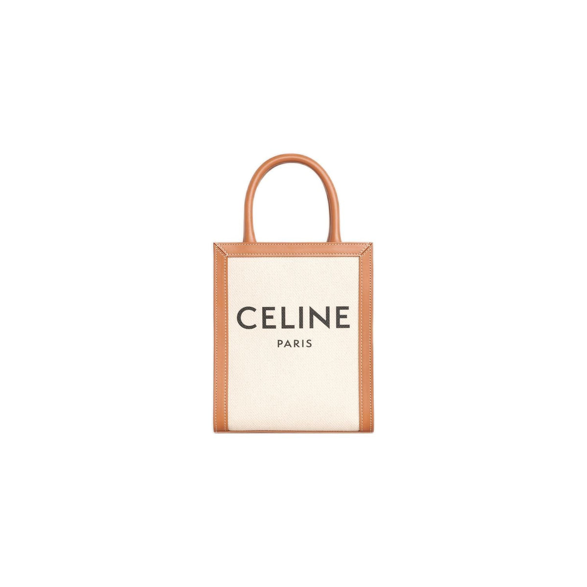 Celine Women's Mini Vertical Cabas Bag in Nat/Tan | 193302BNZ