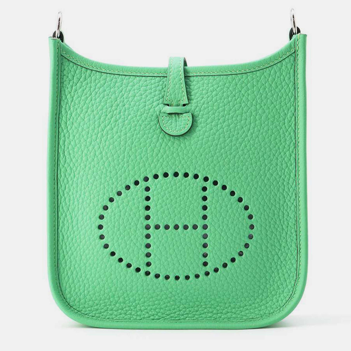 Hermès Amazon Vert Comic Taurillon Clemence Evelyne Bag TPM