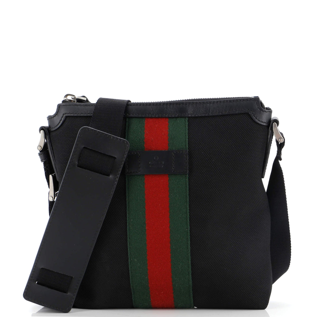 Gucci GUCCI Web Messenger Bag Techno Canvas Small