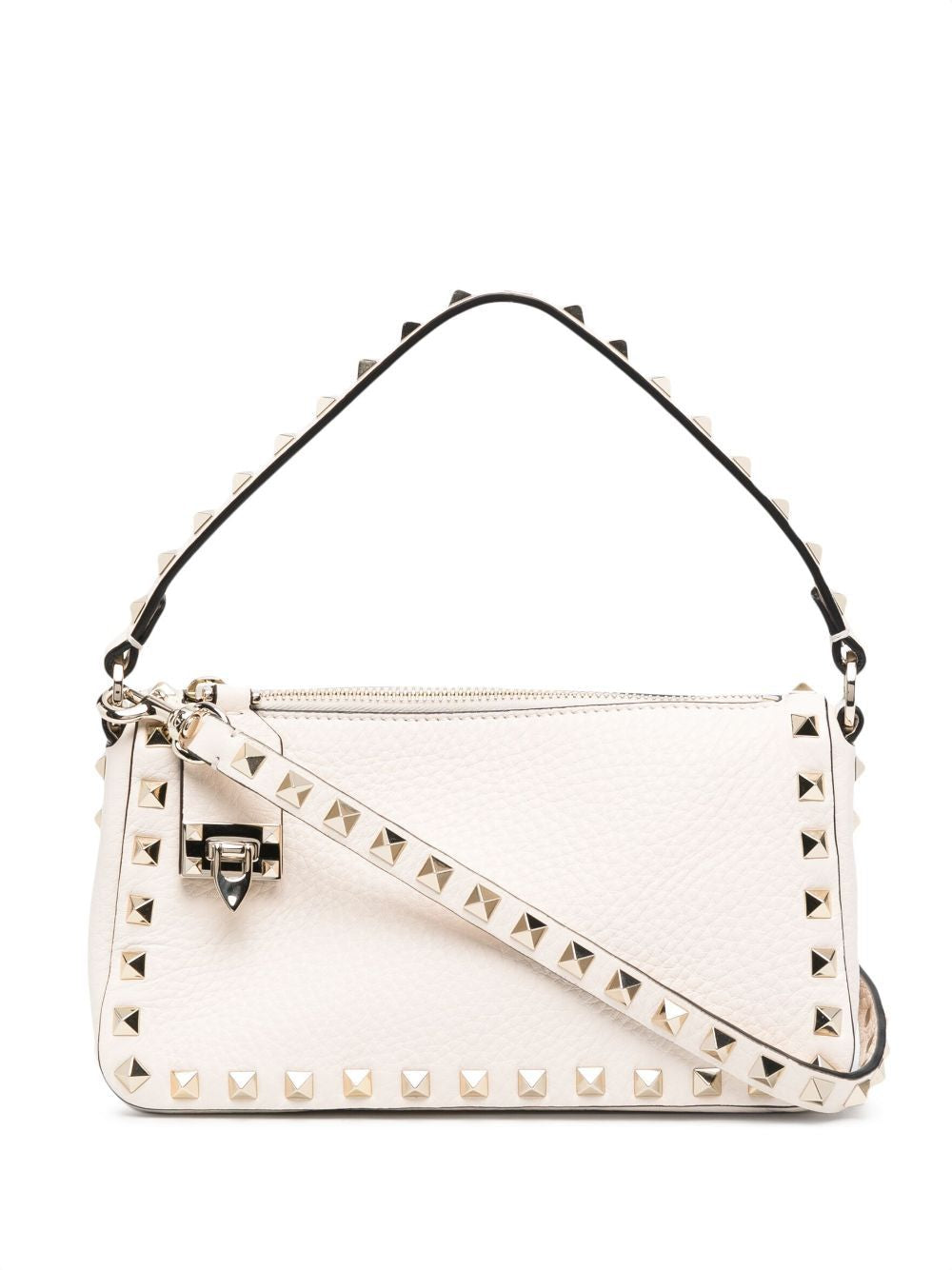Valentino Women's Small Rockstud Crossbody Bag in Lgtivory | 5W2B0J47VSF