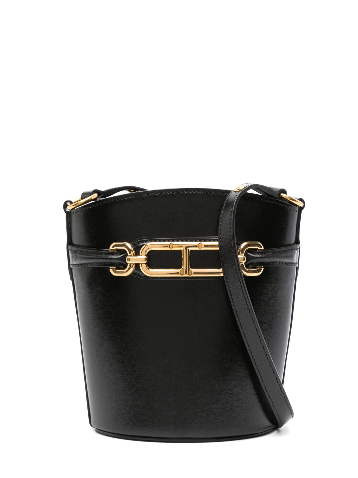 Tom Ford Women's Small Leather Bucket Bag in Black | Size UNICA | L1817LCL056X