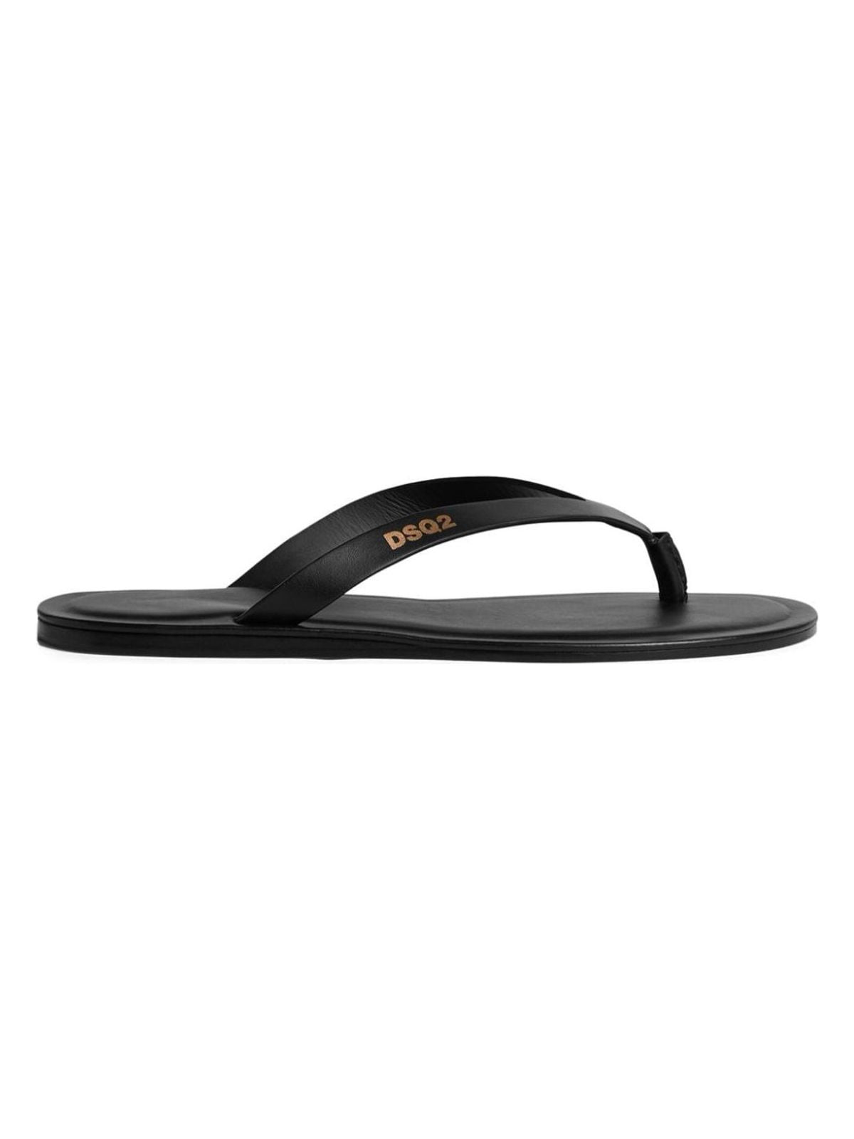 Dsquared2 Men's Flat Sandal in Nero | Size 40 | 22DFSM007401500001212