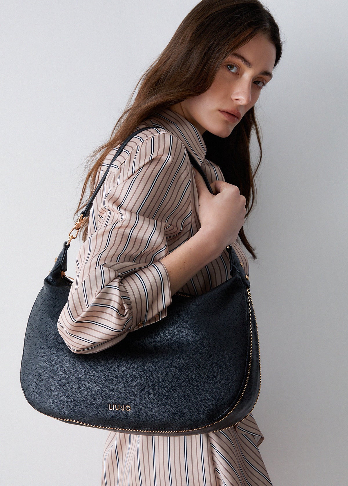 Liujo Liu Jo Sac Hobo Grand Format D??coup?? Au Laser