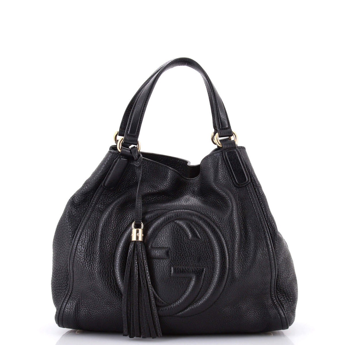 Gucci GUCCI Soho Convertible Shoulder Bag Leather Small
