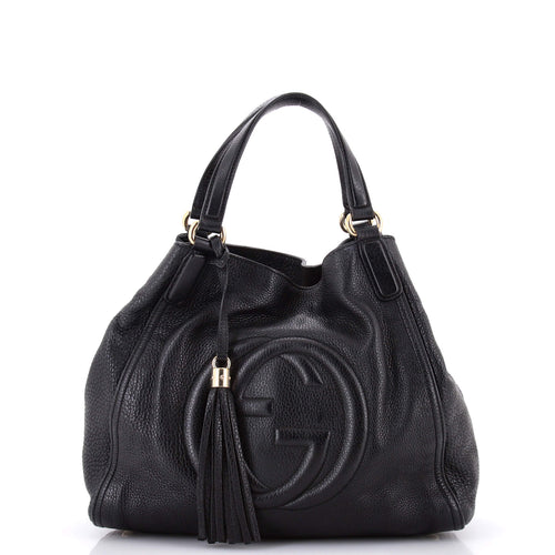 GUCCI Soho Convertible Shoulder Bag Leather Small