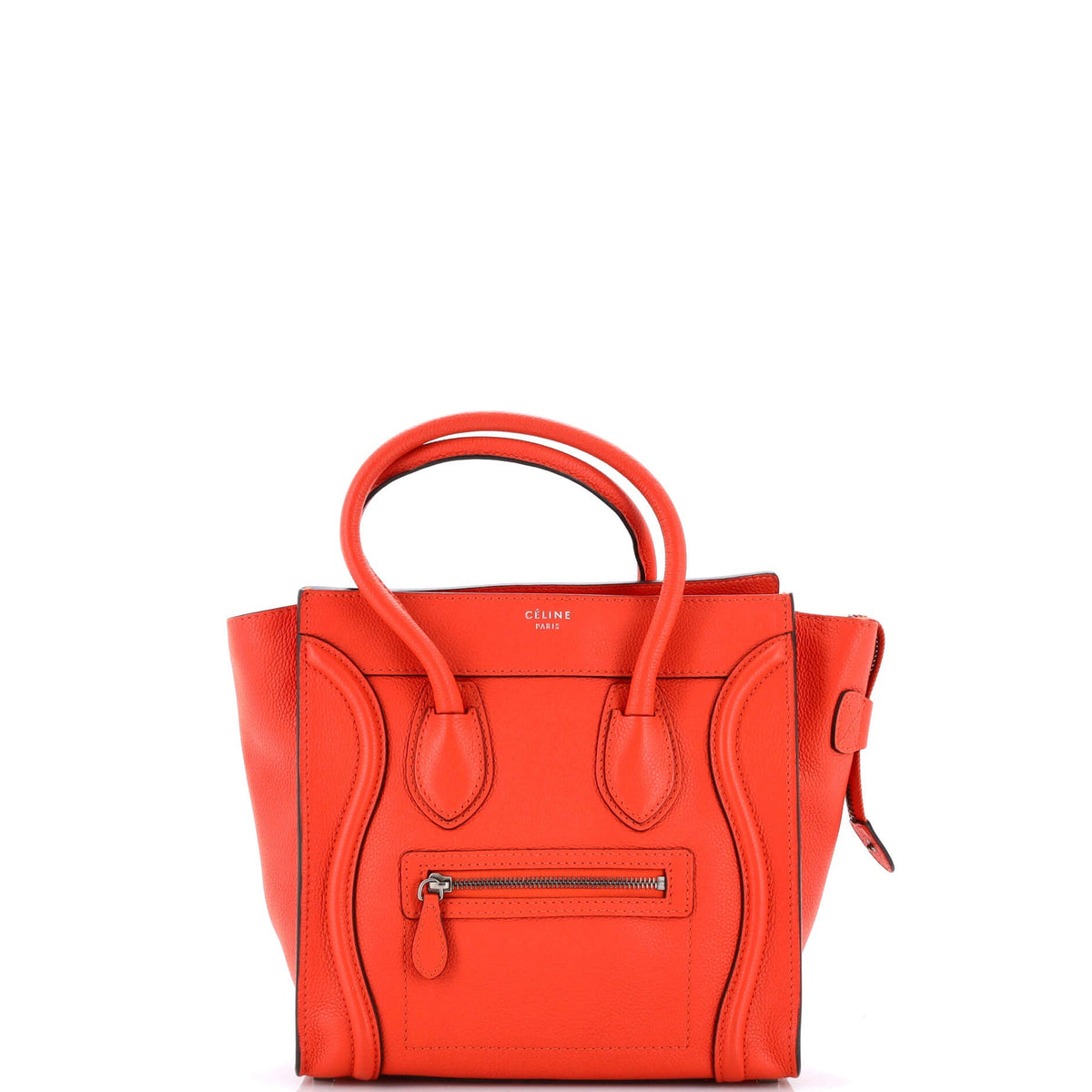 Celine CELINE Luggage Bag Grainy Leather Micro