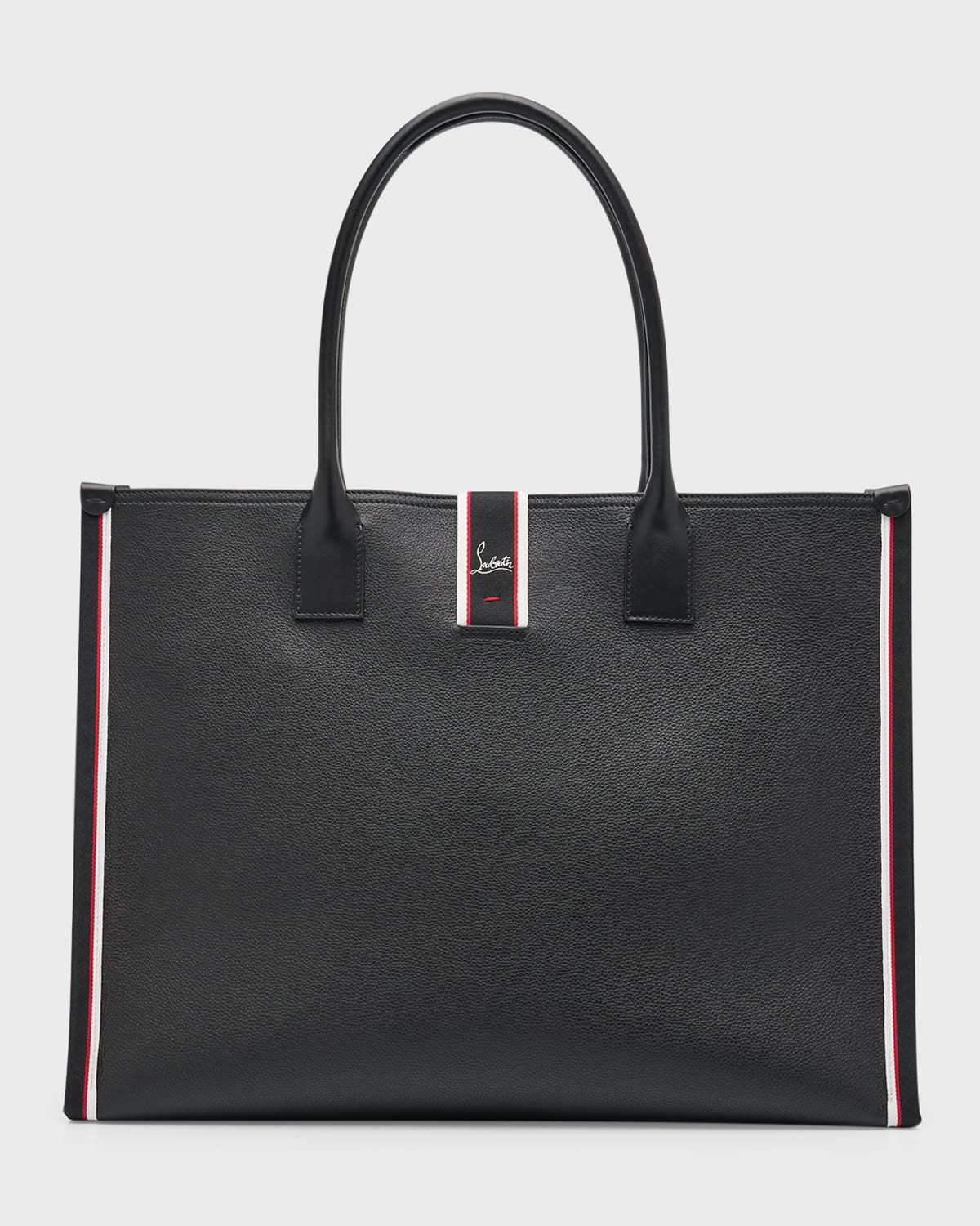 Christian Louboutin Men's Nastroloubi F. A.V. XL Leather Tote Bag