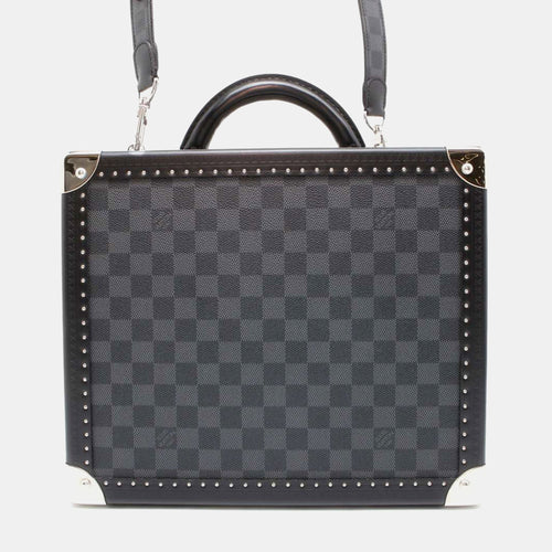 Noir Damier Graphite Cotteville Trunk Size 32