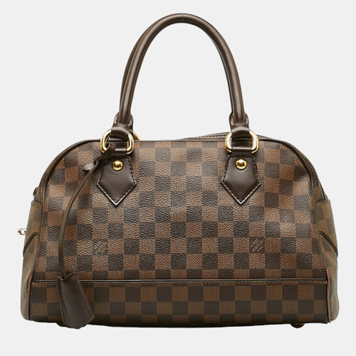 Brown Canvas Damier Ebene Duomo