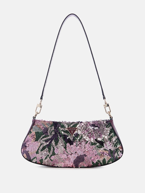 Elsie Satin Sequin Shoulder Bag