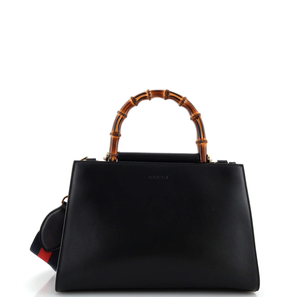 Gucci GUCCI Nymphaea Top Handle Bag Leather Small