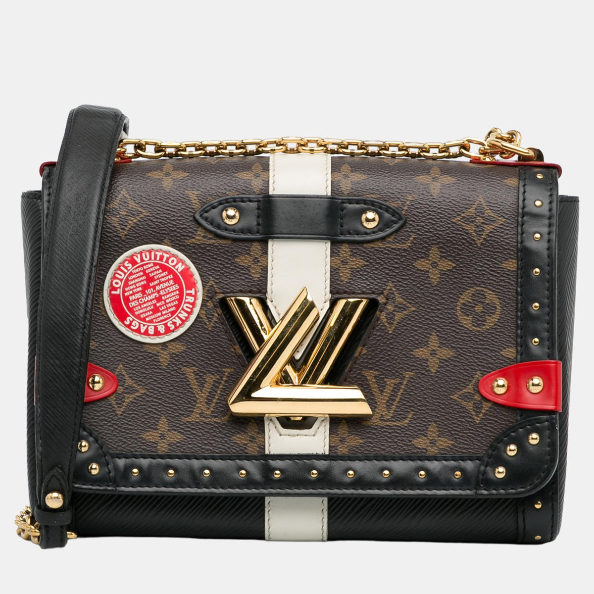 Louis Vuitton Brown Monogram Epi Trunk Twist MM