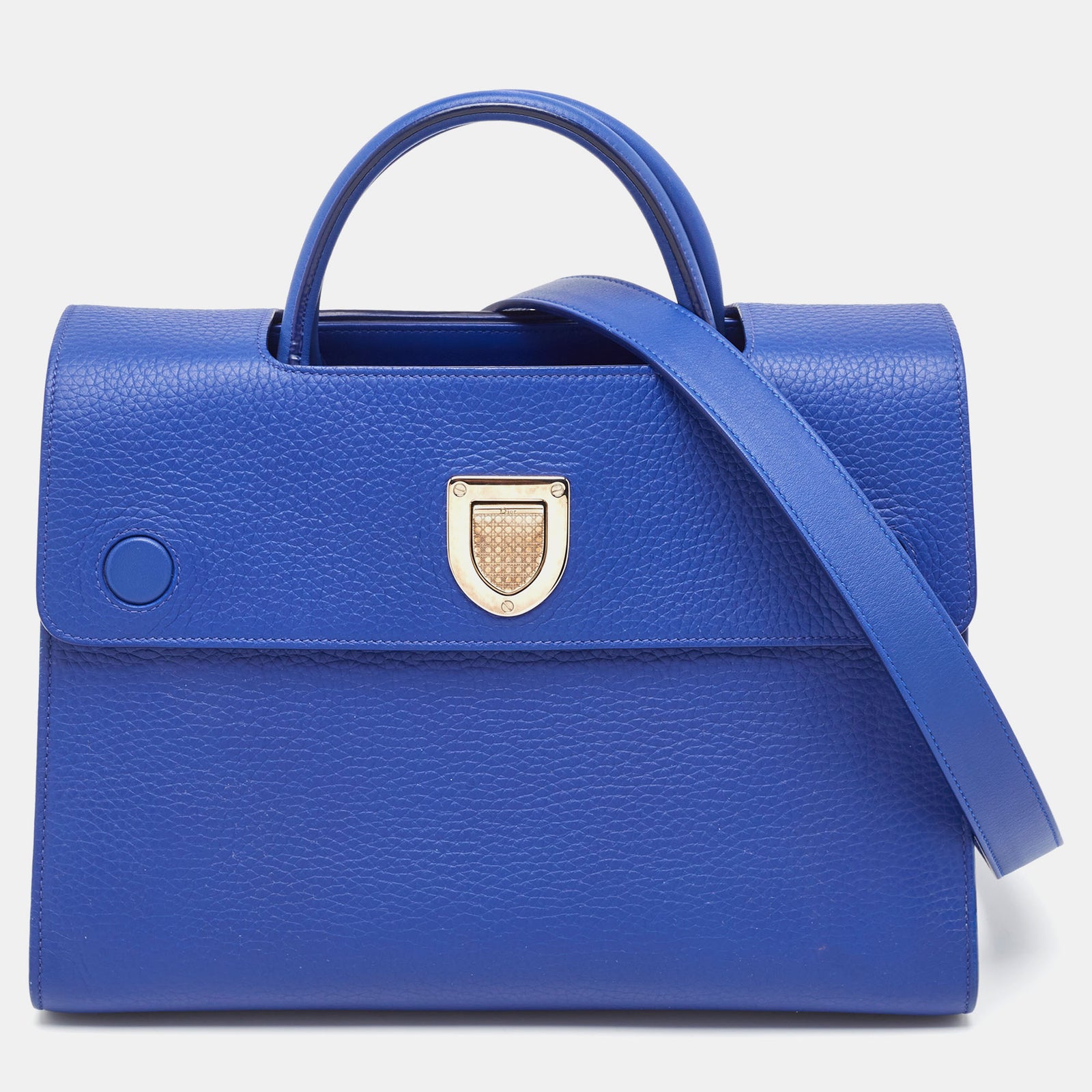 Dior Blue Leather Medium Diorever Tote