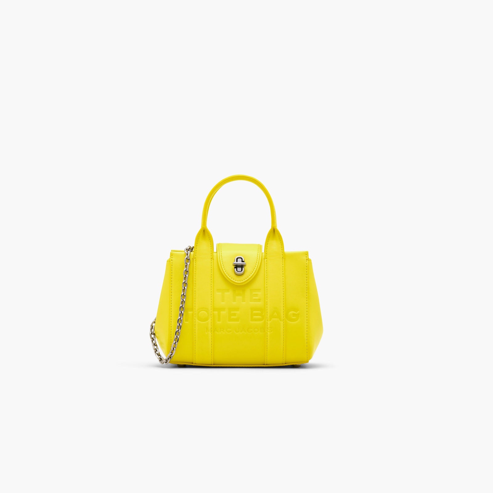 Marc Jacobs The Turnlock Crossbody Tote Bag in Smiley Yellow