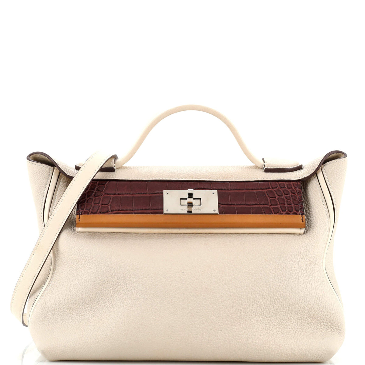 Hermès Touch 24/24 Bag Togo with Alligator and Swift 29