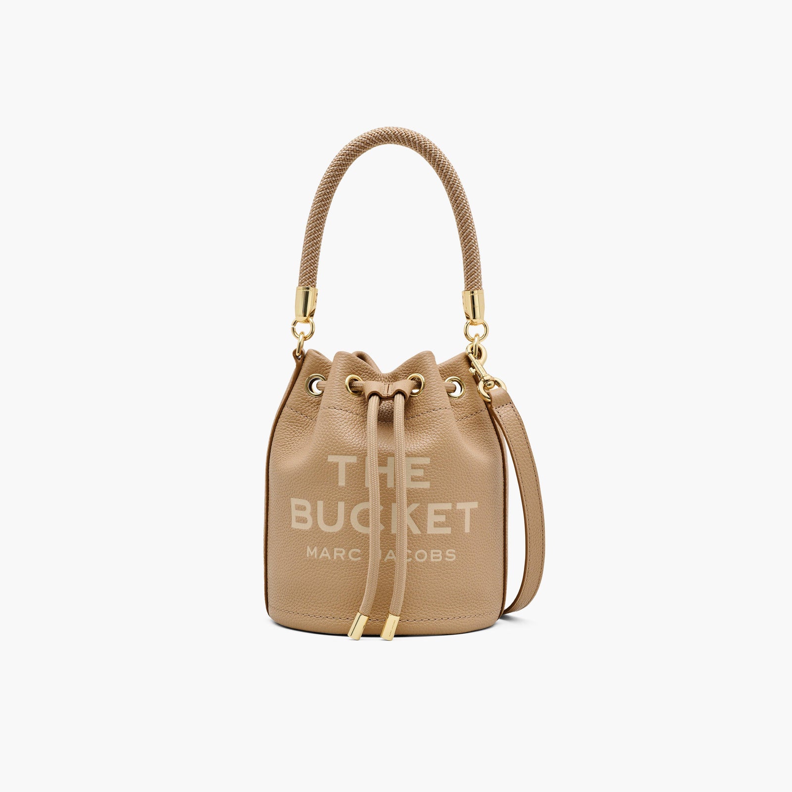 Marc Jacobs The Leather Bucket Bag in Camel