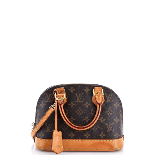 Alma Handbag Monogram Canvas BB