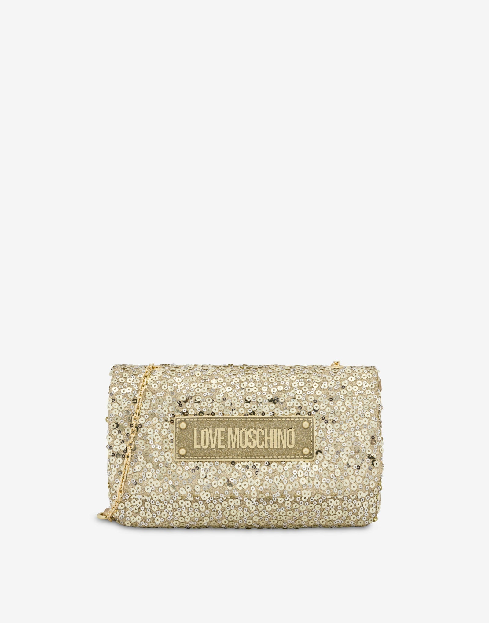 Love Moschino Pochette Avec Paillettes Brodées