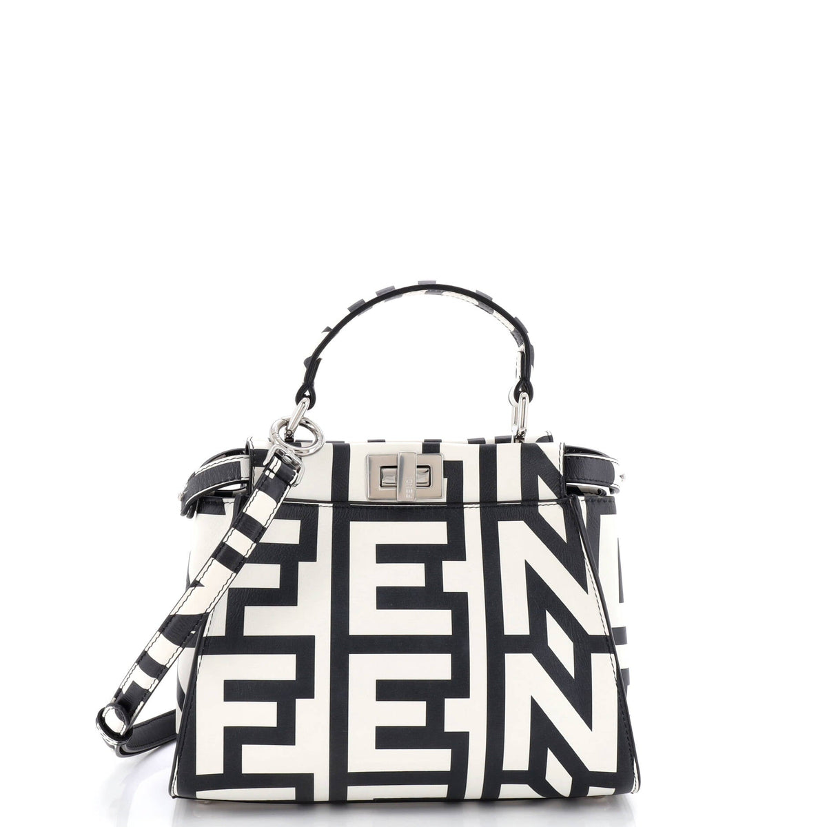 Fendi FENDI x Marc Jacobs Peekaboo Bag Printed Leather Mini
